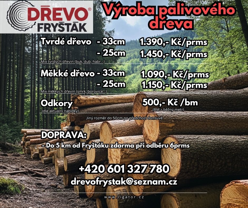 Štípané palivové dřevo