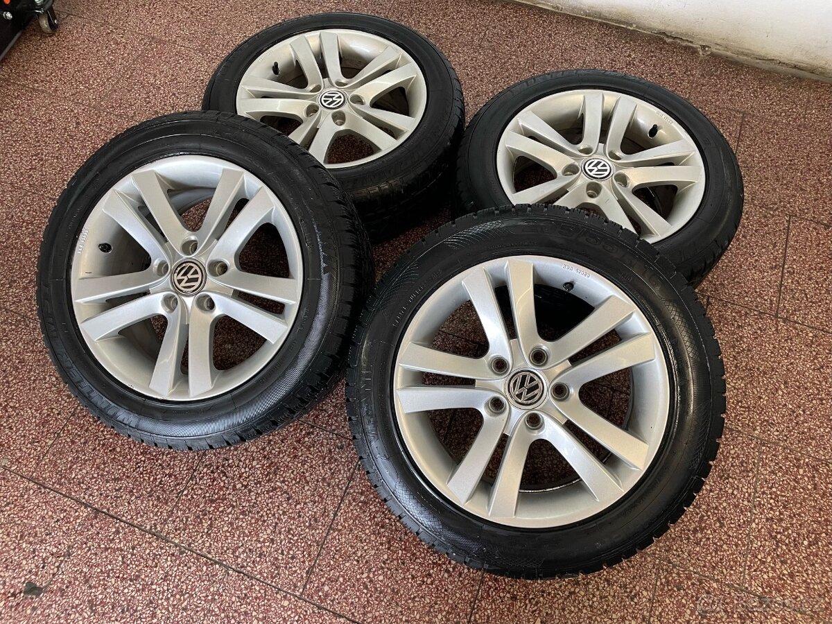 Alu kola 5x112 r16 zimní pneu 6mm