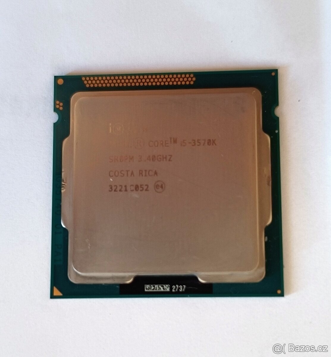 Intel Core i5-3570k (SR0PM),  3.8GHz, 6MB, LGA 1155 ZÁRUKA