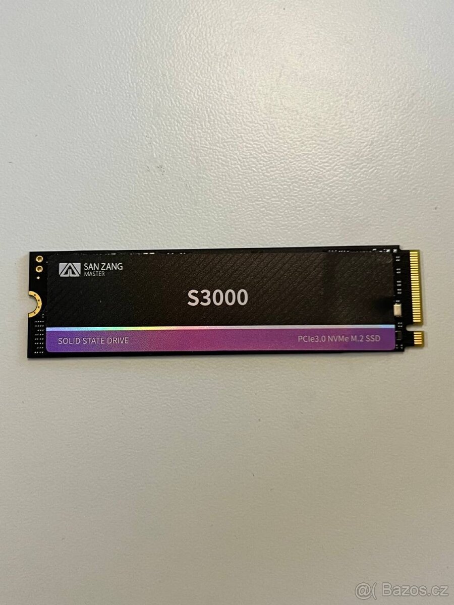 San Zang Master S3000 1TB PCIe 3.0 NVMe M.2 SSD – nový