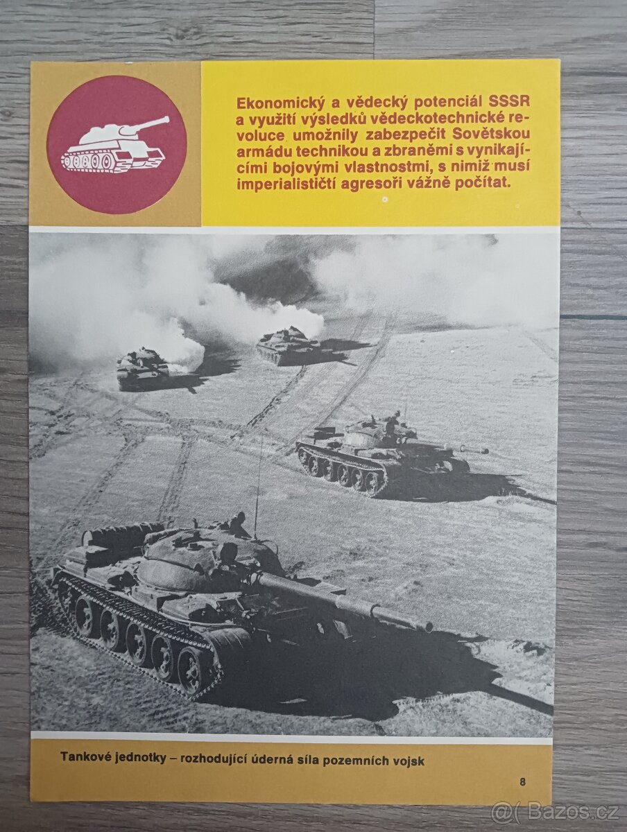ČSLA - propaganda, tanky