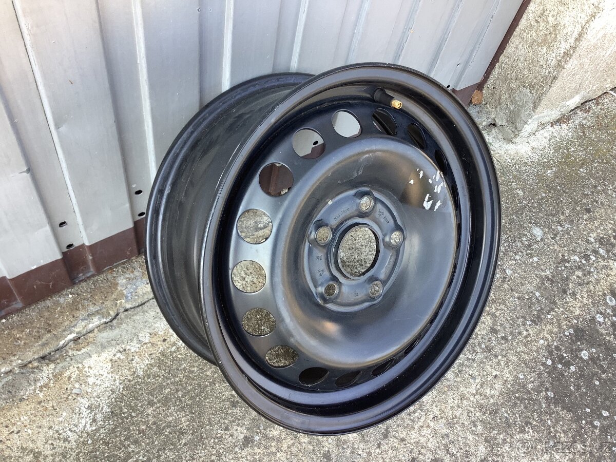 Plech ráfek 15, 5x112 / Škoda OCTAVIA 2 /z rezervy-nepoužitý