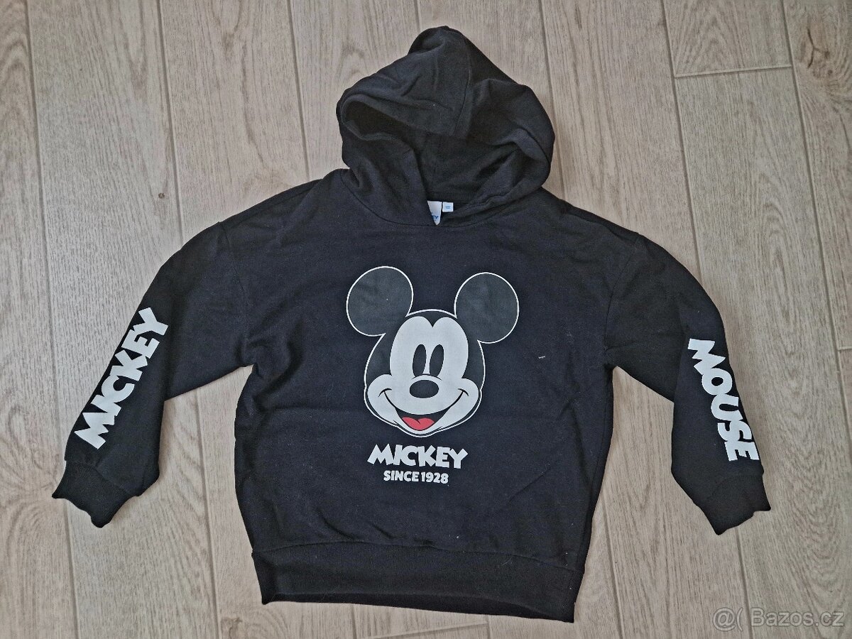 Dívčí dětská mikina Mickey Mouse vel.122