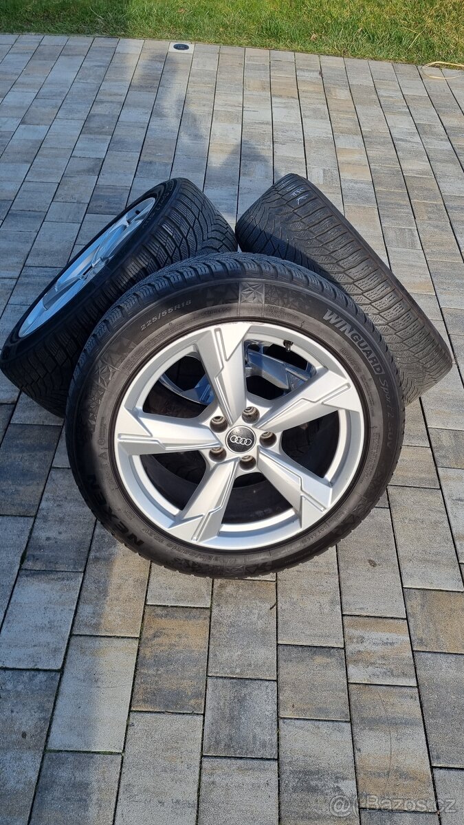 ALU R18 AUDI A6 ZIMNÍ PNEUMATIKY 225/55 R18 102V