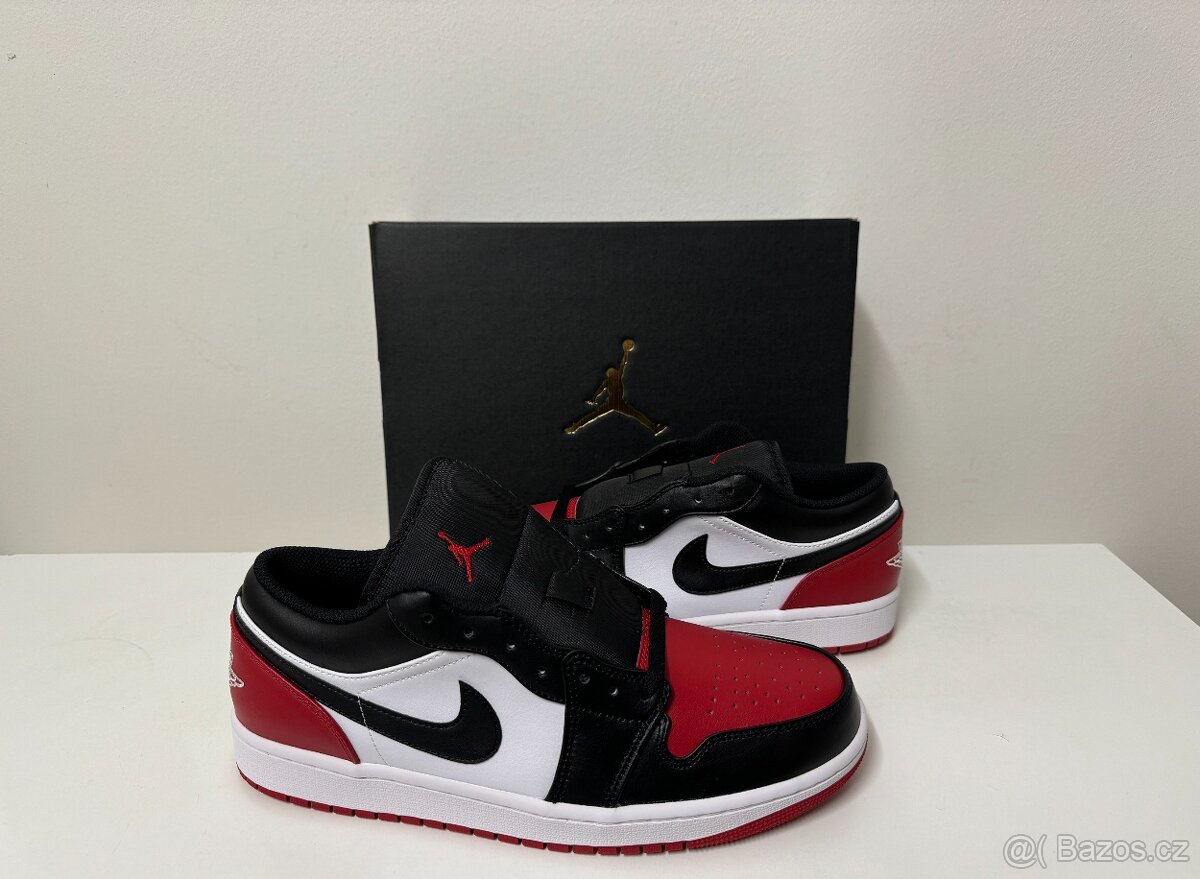 Nike Air Jordan 1 Low Bred Toe vel.44,5/28,5cm