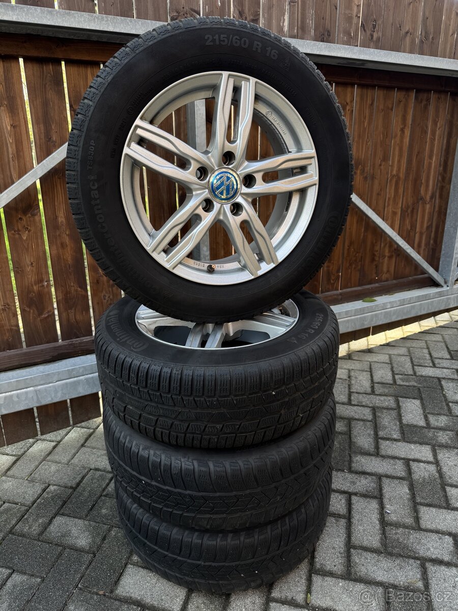 Zimní pneu 215/60/16 R Alu kola 5x112