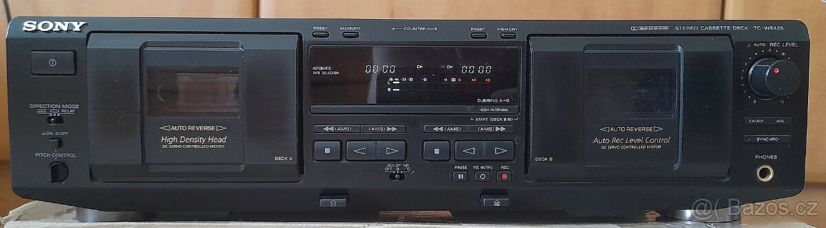 PRODÁNO - Tape deck Sony TC-WE435