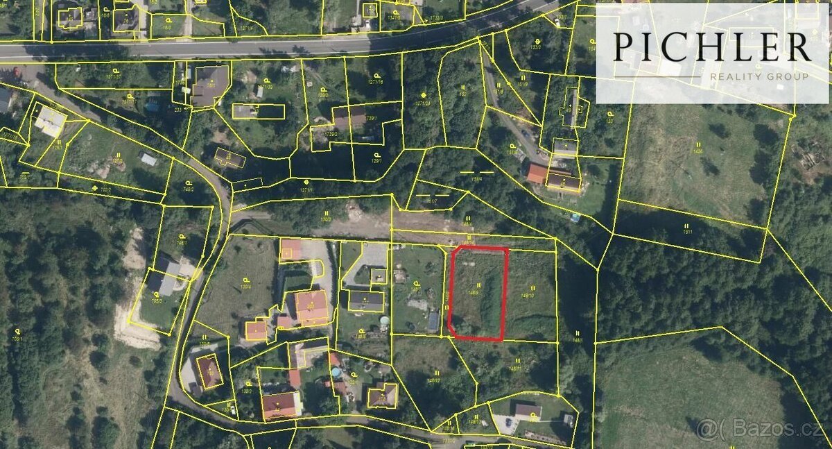 Prodej stavebního pozemku, 1003 m2, Sadov