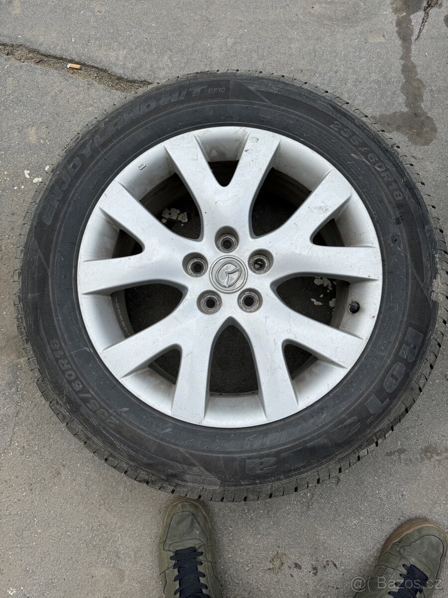 Alu kola Mazda 5x 114,3 s pneu 235/60 r18