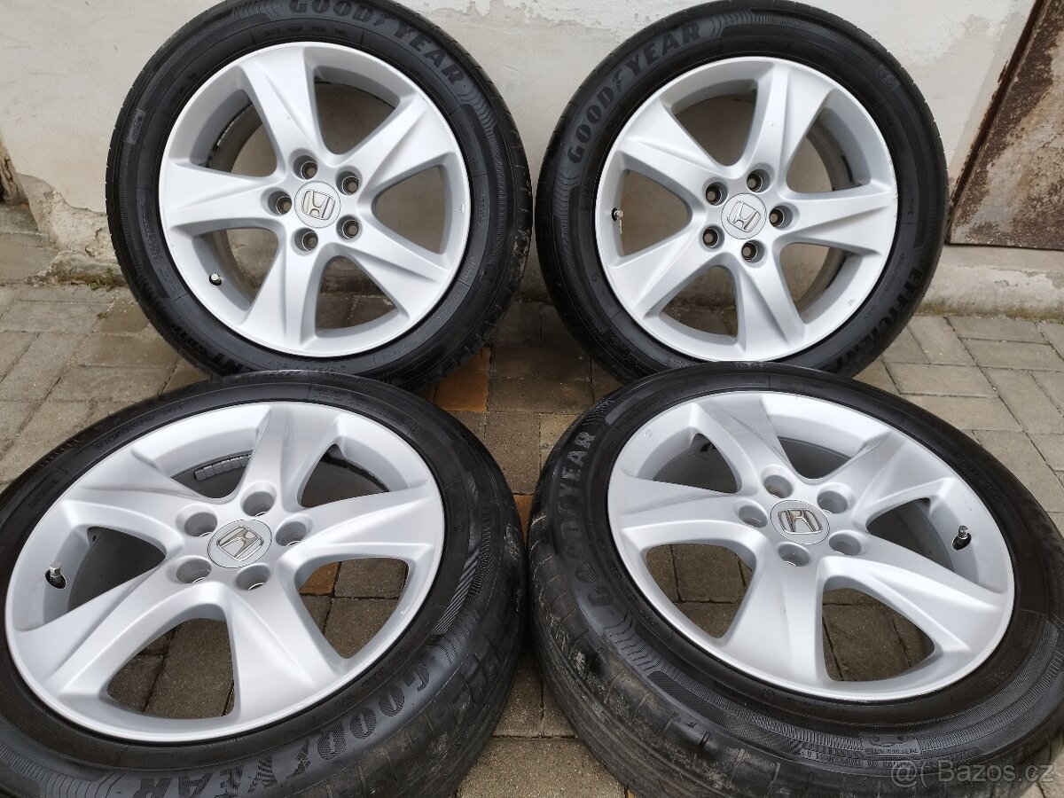 ALU 5x114.3 r17 HONDA + LETNÍ PNEU