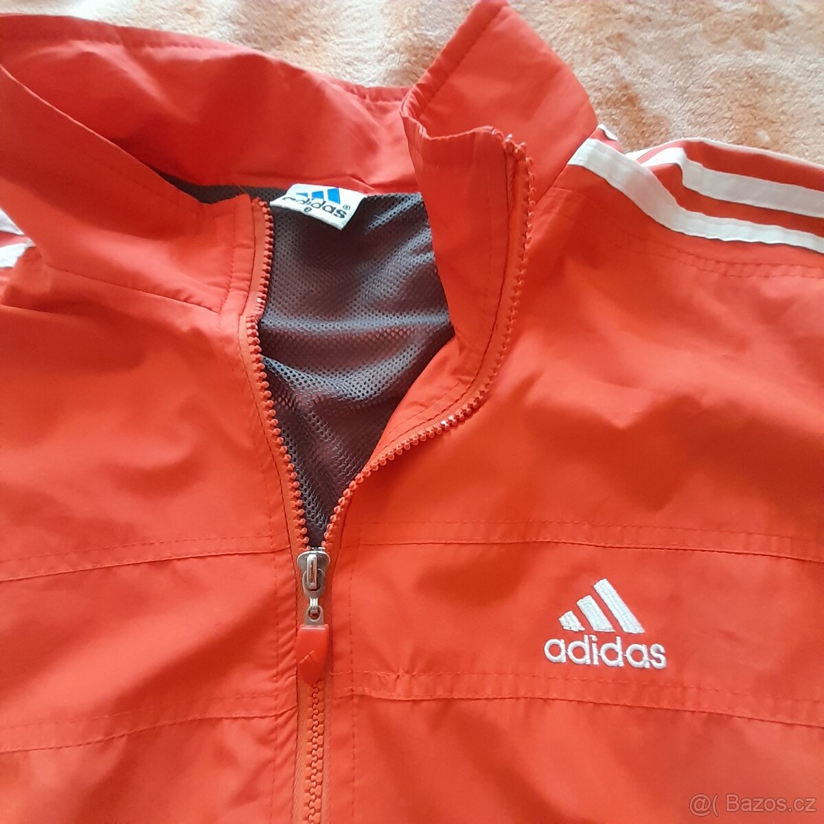 ČERVENÁ BUNDA ADIDAS XXL