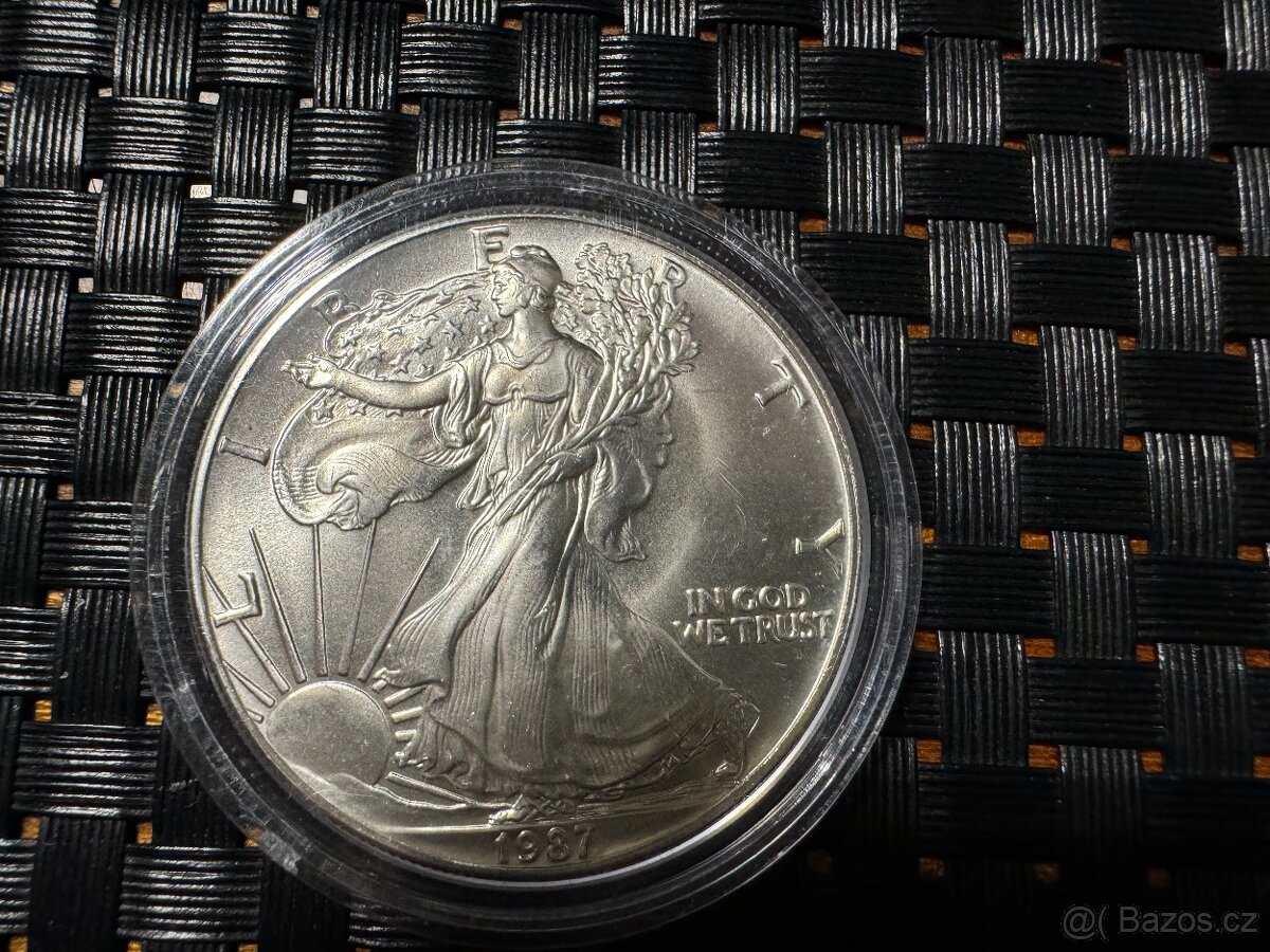 1 Oz American Eagle 1987 - Ag 999/1000