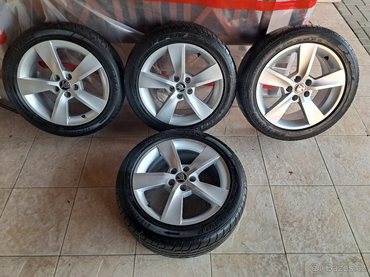 Alu kola škoda rapid fabia 5x100 r16