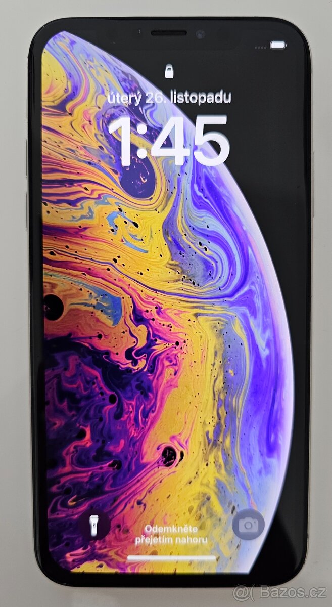 PRODÁM TELEFON APPLE IPHONE XS 64GB SILVER NEFUNKČNÍ DOTYK