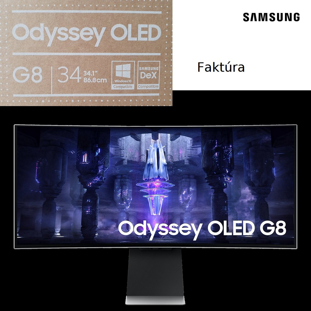 Nový Samsung Odyssey G8 OLED 34"