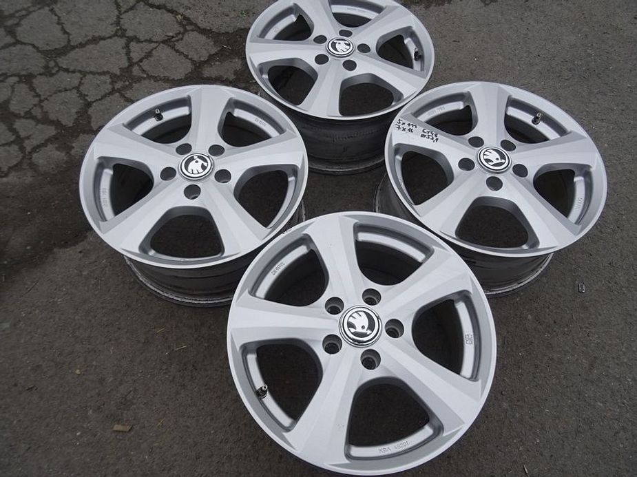 Alu disky na Škoda, VW, 16", rozteč 5x112, ET 48 ,šíře 7J