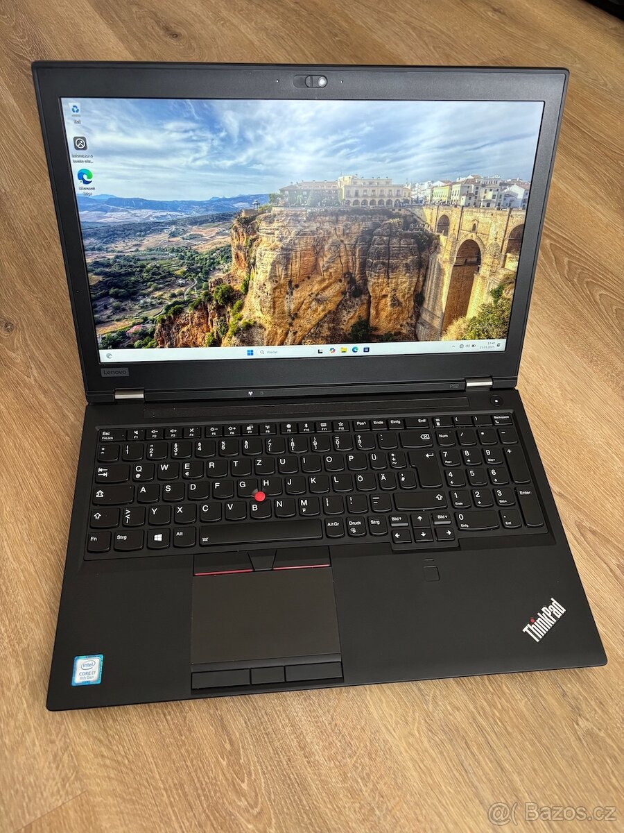 Notebook Lenovo ThinkPad P52