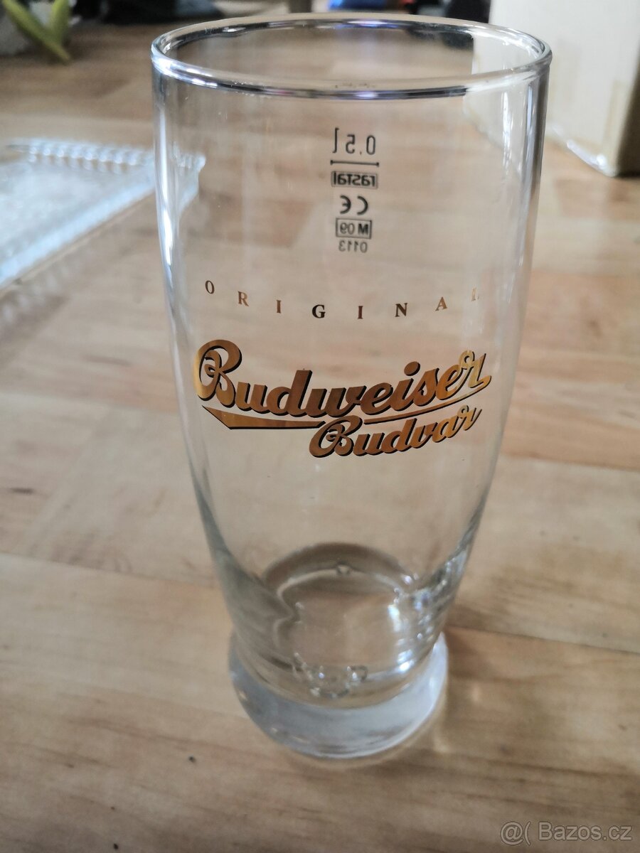 Budweiser Budvar sklenice