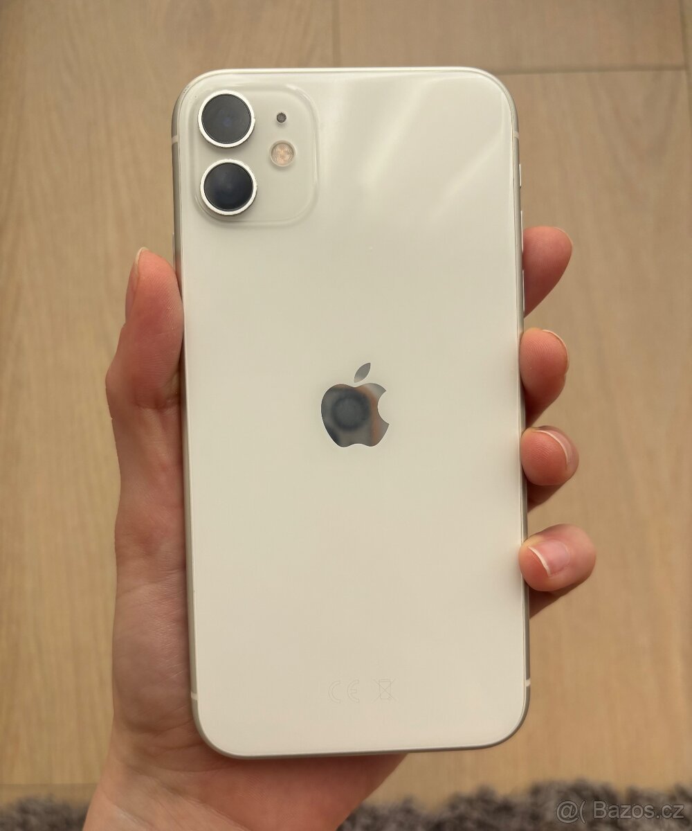 iPhone 11, 128GB, bílý