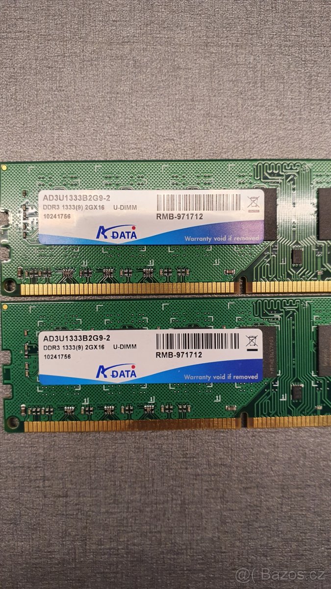 DDR 3 - 2 x 2GB ADATA