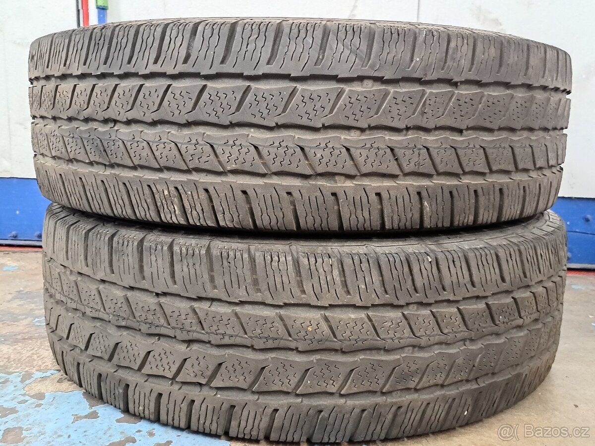 2x zimní pneu Continental VAN 205/75 R16 C, r. 2023