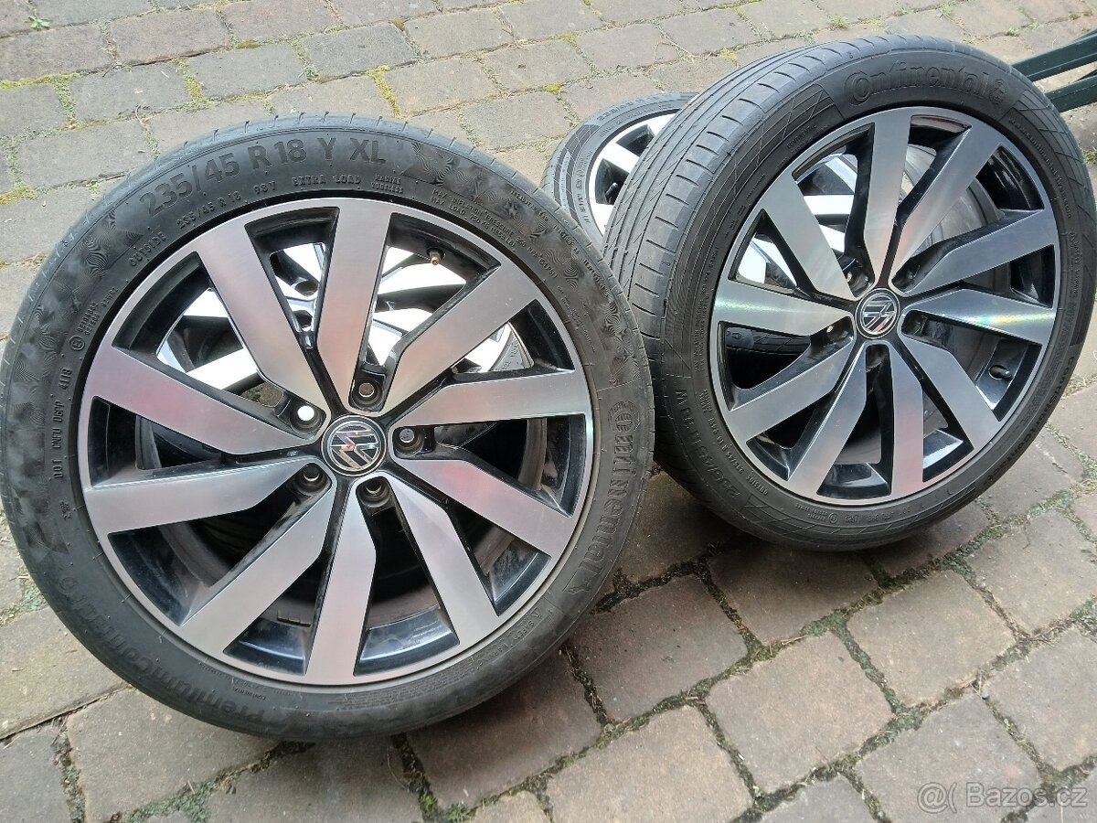 ALU kola,sada,model MARSEILLE,originál,235/45 R18,5x112,TOP