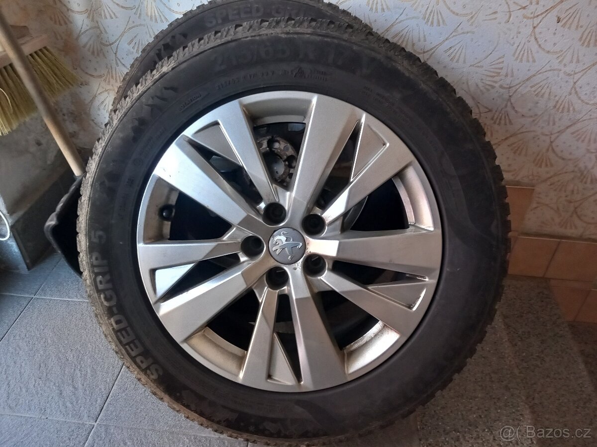 Originál kola Peugeot R 17 rozteč 5x108