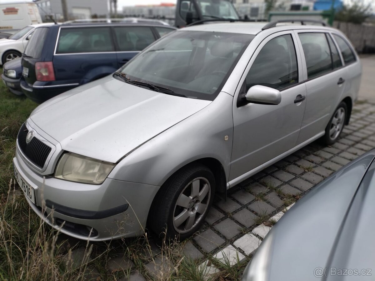 DÍLY Fabia 1 Combi face 2006, 1.4 16V BKY, stříbrná