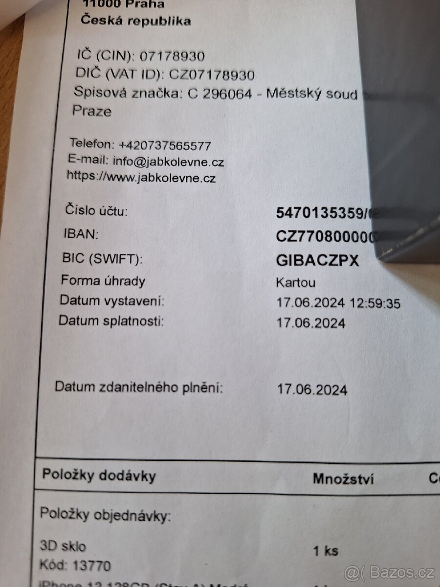 Iphon 12 128GB Top stav v záruce