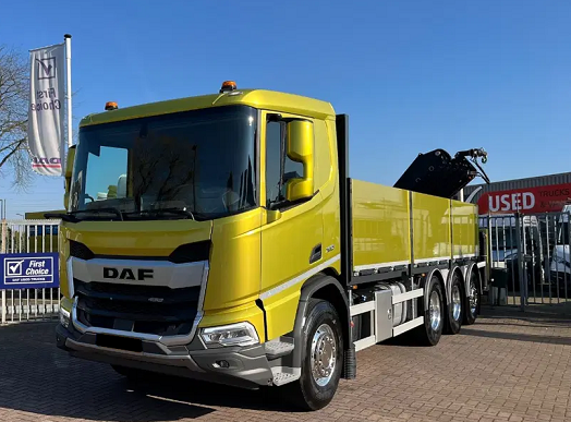 DAF XD 450 8x4 - valník s hydraulickou rukou - NOVÝ