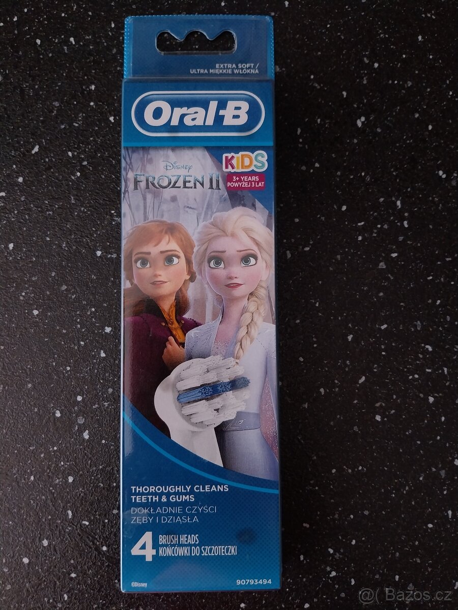 Náhradní hlavice Oral B kids frozen 4ks