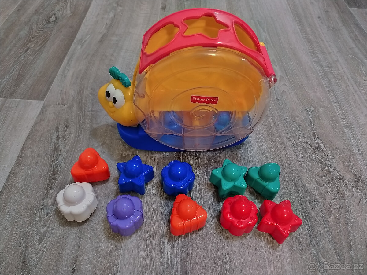 Hudební vkládačka šnek Fisher Price