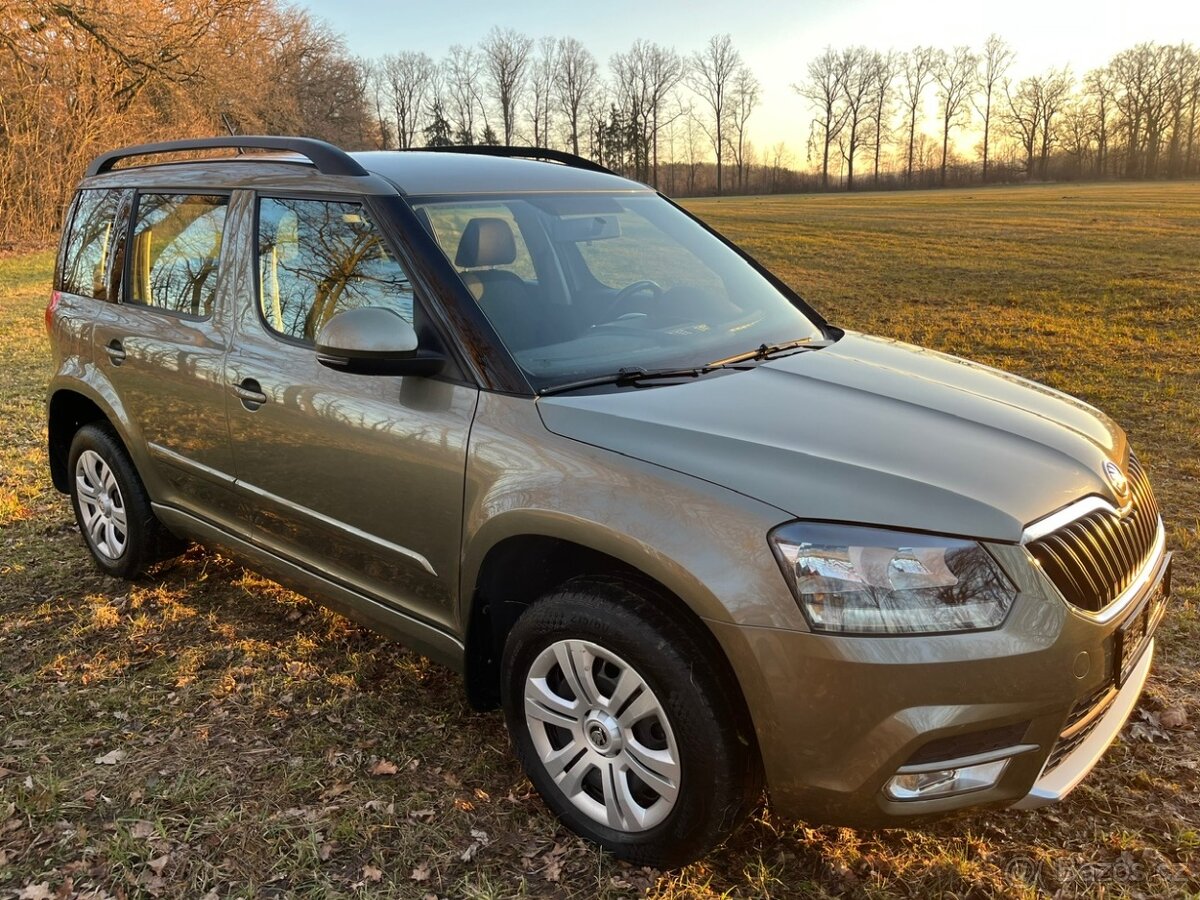 Škoda YETI 2.0 TDI 81kW 4x4 ČR TAŽNÉ