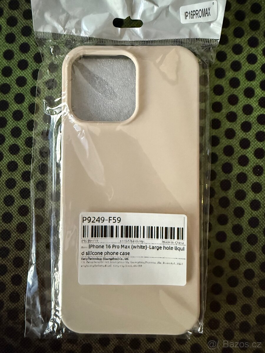 Prodám nový silikonový kryt Apple Iphone 16 pro MAX