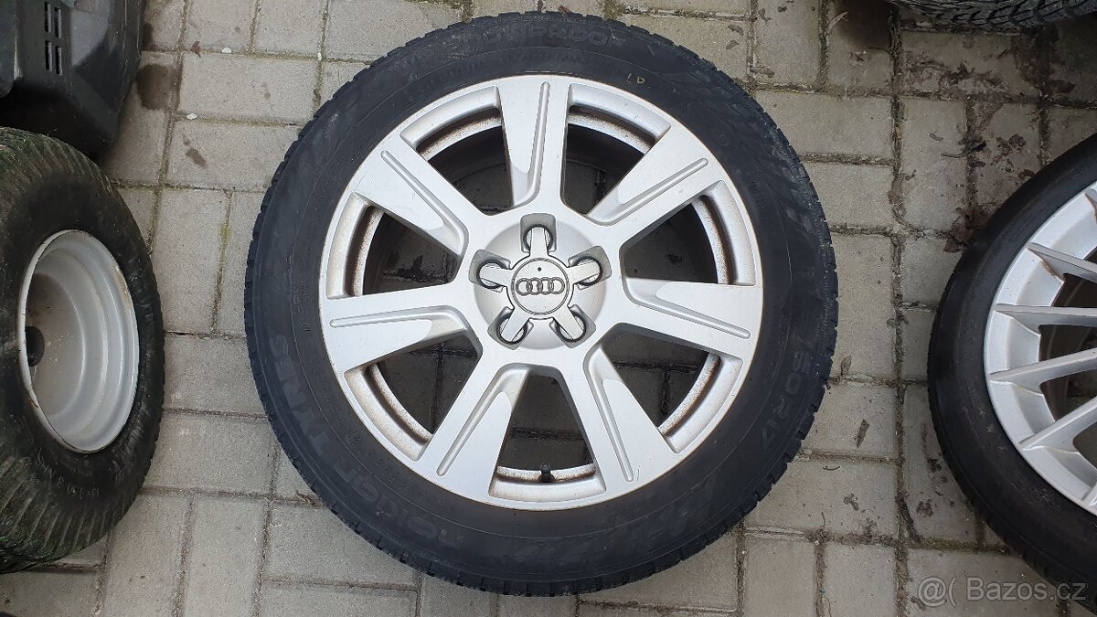 Sada Alu kola 5x112 225/50 R17 Audi A6 C6 4F