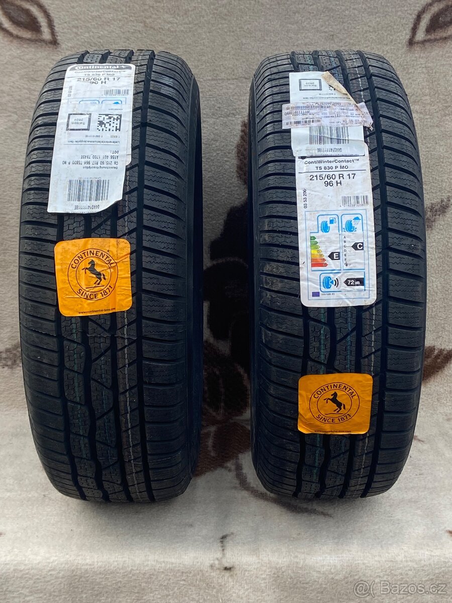 Prodám zimní pneu 215/60 R17 Continental Wintercontact