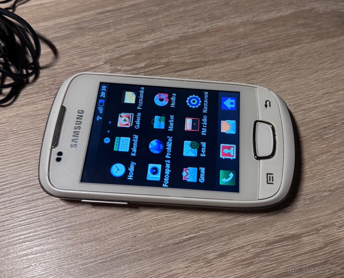 Samsung Galaxy Mini (GT-S5570) Bílá barva, plně funkční.