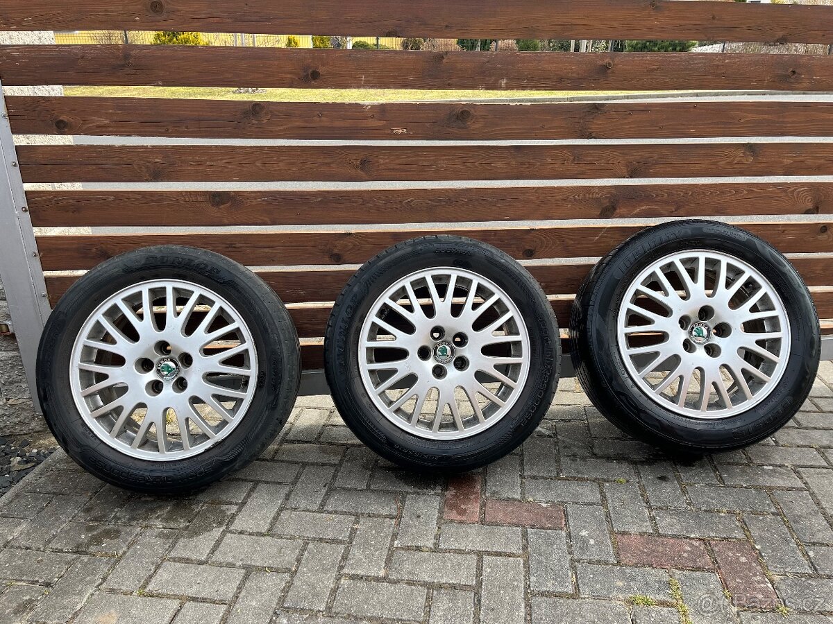 Originální disky Škoda style R16, 5x100, 6,5J16 ET42