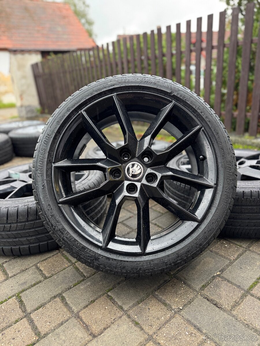 ORIGINÁL Alu Škoda Gemini R18, 5x112 - TOP STAV