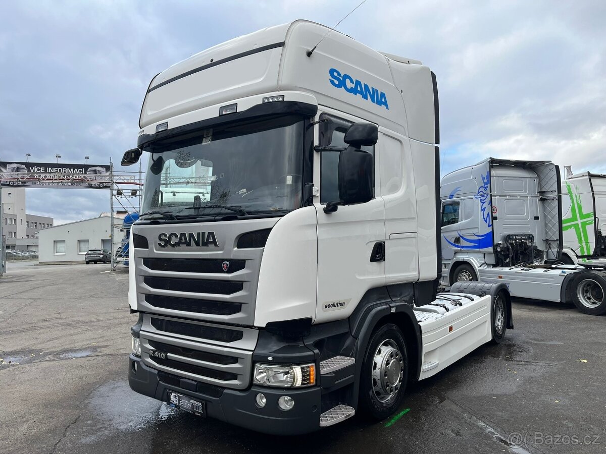 Scania R410 TOP LINE LOW DECK AUTOMAT RETARDER EURO VI  9340