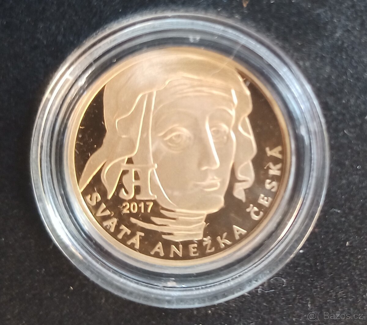 Svatoanežský dukát emise 2017 proof