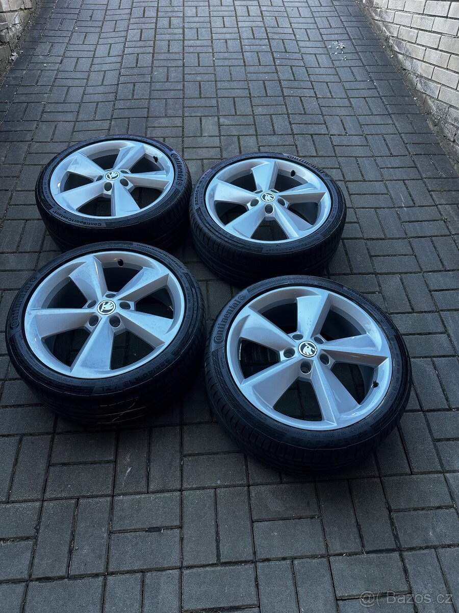 Alu kola Škoda Golus 5x112 225/40/18