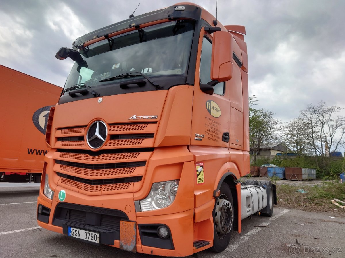 Mercedes Actros 1842 EUR6 1.maj ČR servis 12/2014 pěkný