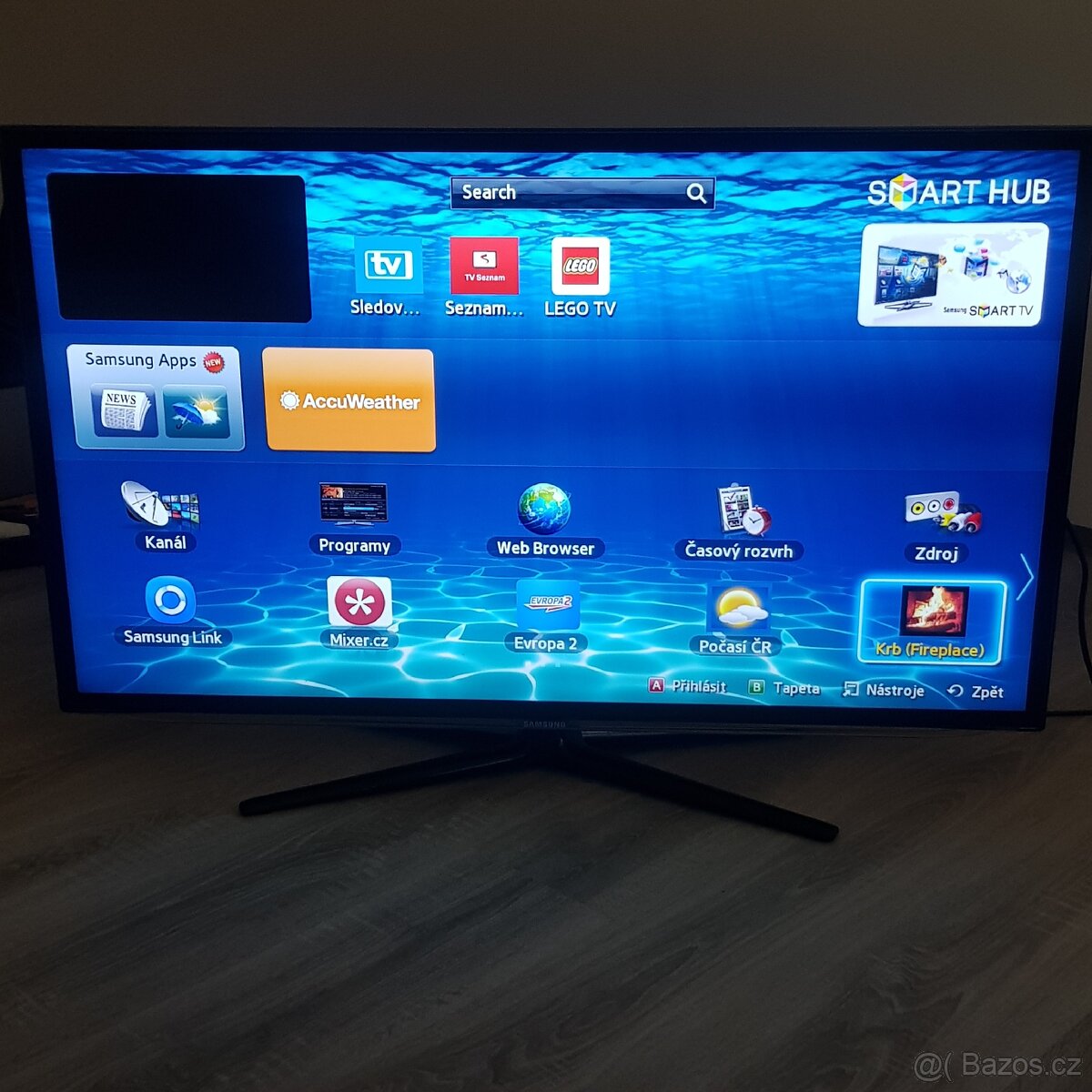 Samsung tv smart 117uhlopříčka typ UE46ES6300