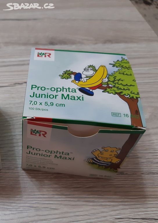 Okluzor nápl.Pro-ophta Junior Maxi 1 x 100ks -NOVÉ