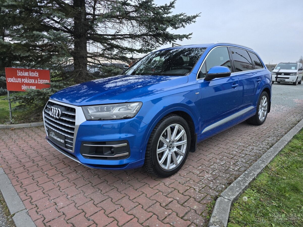 Audi Q7 S-LINE 50 TDi-1 MAJ.-NOVÉ V ČR-NEHAVAROVANÉ- 111 TKM