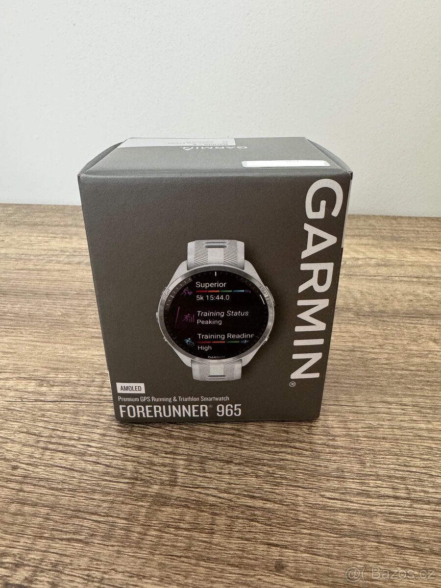 Garmin Forerunner 965 Whitestone / Powder Gray