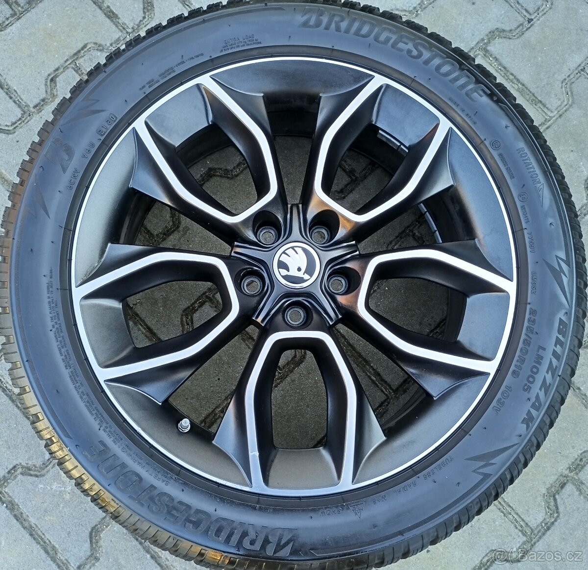 Originál sada alu disků Škoda Kodiaq 5x112 R19 Crater