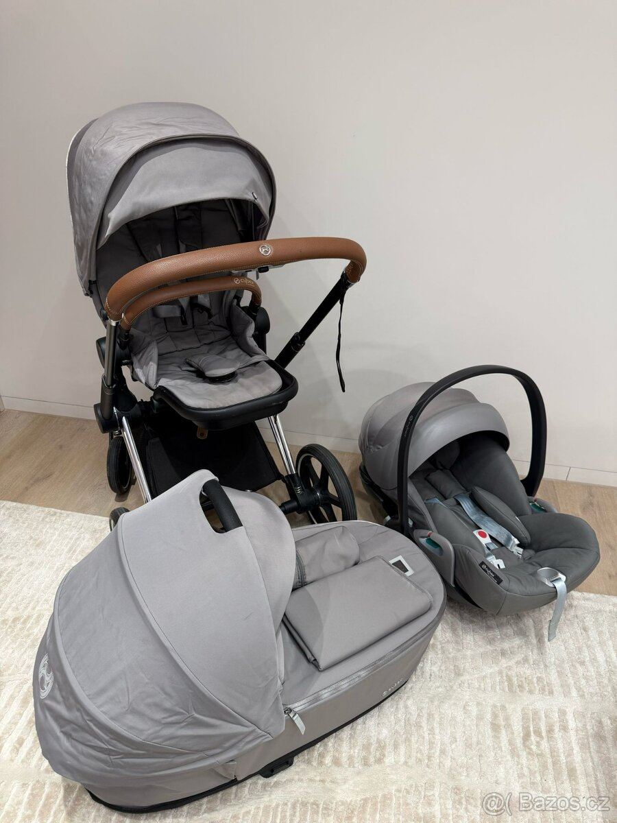 CYBEX Priam 3v1 – Luxusní kočárek + autosedačka + korba – So