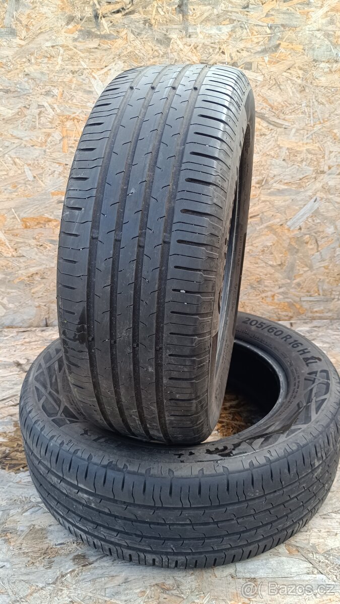 B10 - 2x letní CONTINENTAL - 205/60 R16 96W - 4,5mm